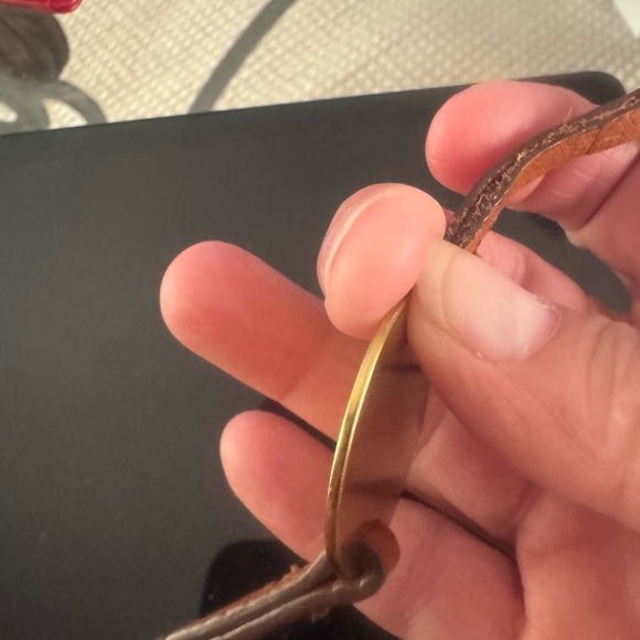 Margot Gold Charm with Brown Leather Strap - Picture 6 of 9